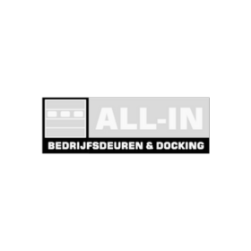 All-in Bedrijfsdeuren & Docking logo grijs