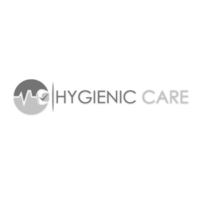 Hygienic care logo grijs