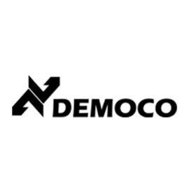 Democo logo zwart