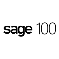 Partner logo zwart Sage100