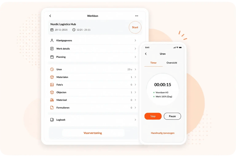 Planbord drag en drop