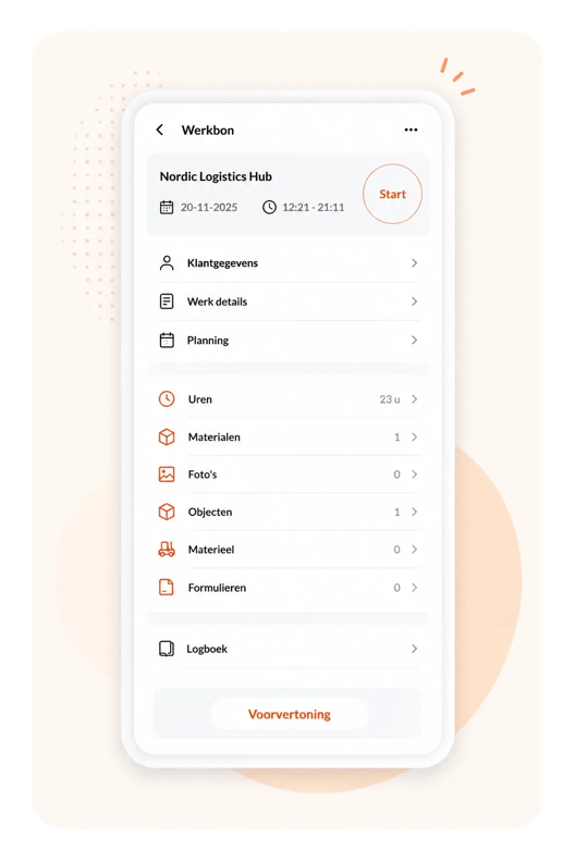 Werkbon in app new style v2