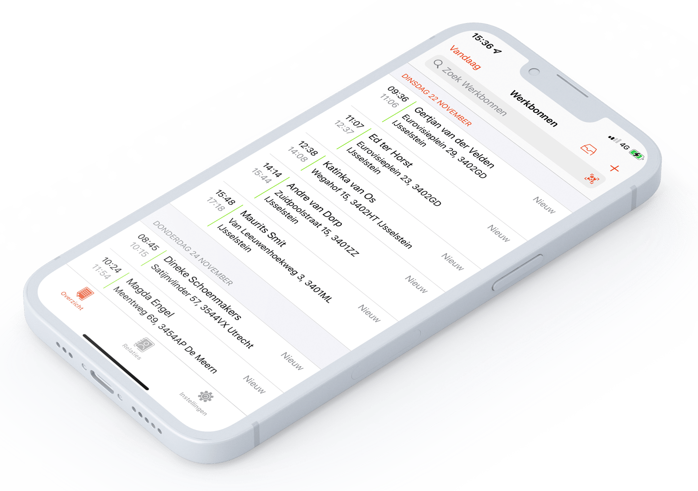 Completing a work order in the iOS OutSmart App