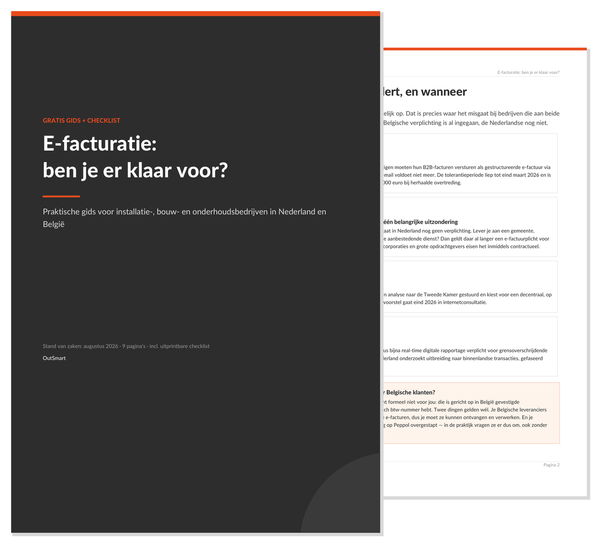 Gratis e-facturatie checklist voor buitendienstbedrijven