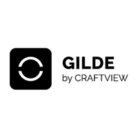 Partner logo zwart Gilde