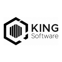 Partner logo zwart KING software