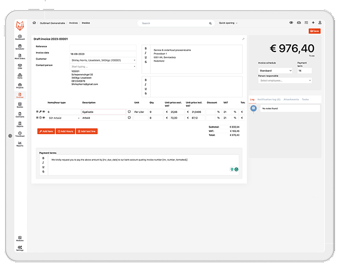 iPad invoicing EN